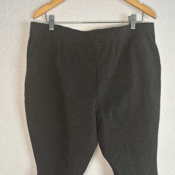 NEW J. Jill Ponte Leggings Size XL Charcoal Grey Compression Zip Pockets Petite - Picture 5 of 6